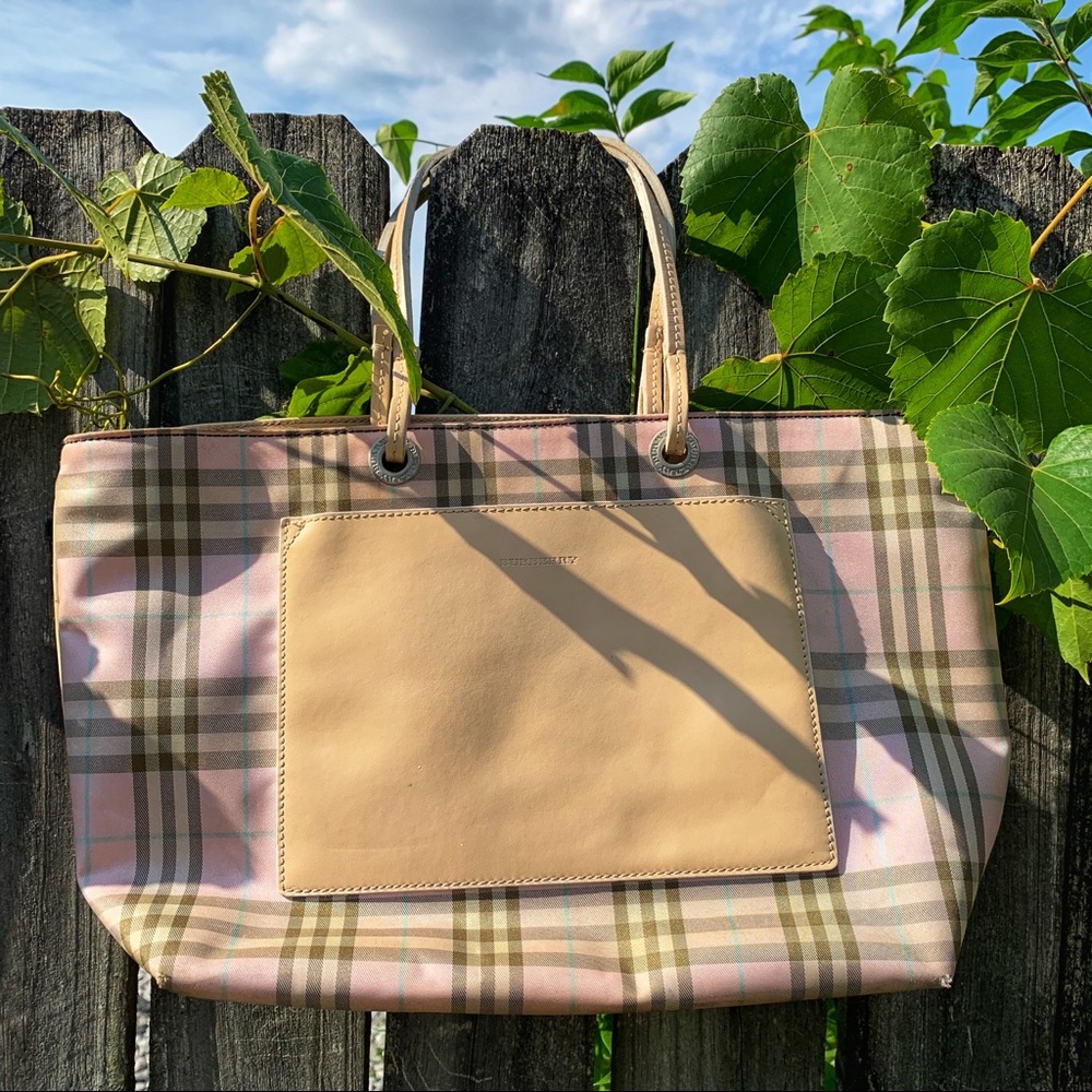 ONE DAY FLASH SALE!! Pink Burberry tote!